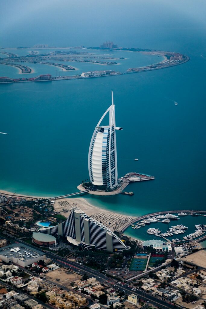 Iconic Burj Al Arab hotel Dubai - real estate investment destination